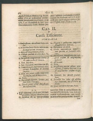 Cap. II. De Causa Efficiente.