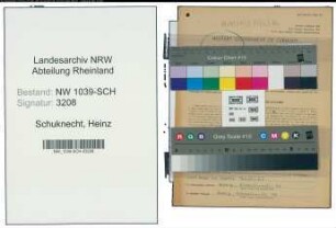 Entnazifizierung Heinz Schuknecht , geb. 19.03.1922 (Jurist)