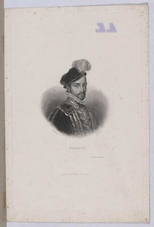 Bildnis des Charles IX., König von Frankreich