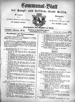 1876,46: No. 46, 5. November 1876