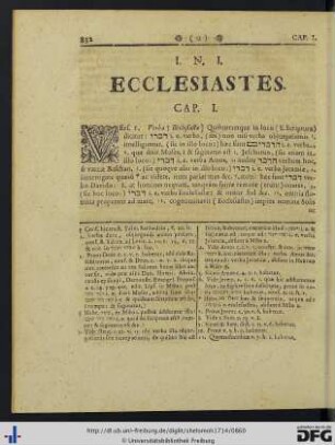 Ecclesiastes.