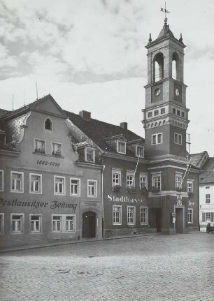 Königsbrück, Rathaus am Marktplatz