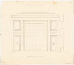 Park Hotel, Posen: Festsaal: Wandansicht 1:20