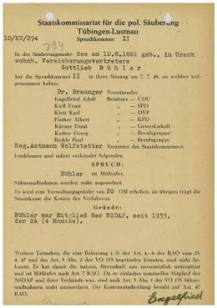 Bühler, Gottlieb