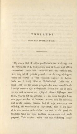 Voorrede voor den tweeden druk