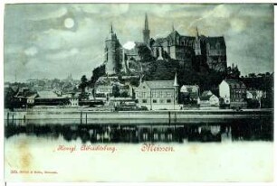 Meißen. Burgberg, Loge, Elbe