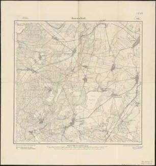 Meßtischblatt 2115 : Kossenblatt, 1903 : Kossenblatt. - Aufn. 1901, hrsg. 1903. - 1:25000. - [Berlin]: Reichsamt für Landesaufnahme, 1903. - 1 Kt.