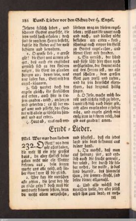 Erndt-Lieder.
