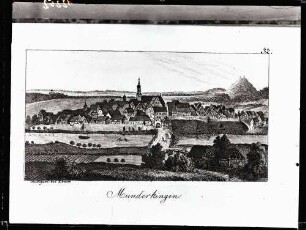 Ansicht, Radierung von Ebner