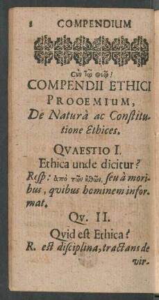 Compendium Ethices