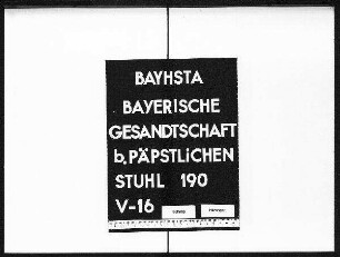 Die Titulatur des Papstes in offziellen Schreiben.