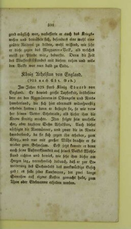 Koenig Athelstan von England
