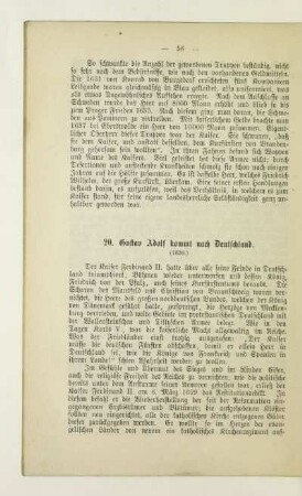 20. Gustav Adolf kommt nach Deutschland