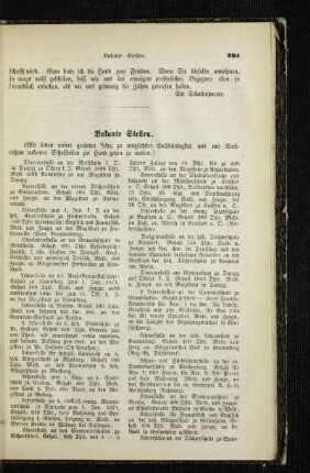 Vakante Stellen