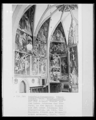 Freskenzyklen aus dem Leben Johannes des Täufers und Johannes des Evangelisten