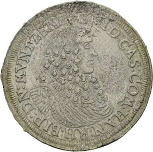 Gulden des Grafen Friedrich Casimir von Hanau-Lichtenberg, um 1670