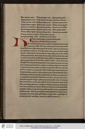 Liber de philosophie consolatione finit tertius de huius consolatione incipit quartus.