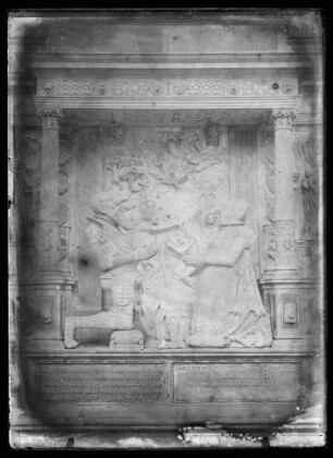 Detail vom Stolberg-Königsteinschen Epitaph: Graf Ludwig zu Stolberg-Königstein und Gemahlin Walburga zu Wied