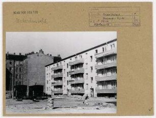 Wohnungsbau Stralauer Allee. Berlin, Friedrichshain, Modersohnstraße/Stralauer Allee