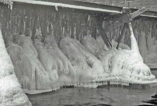 Eiswinter 1956 am Main