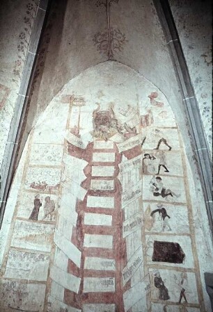 Moses mit Darstellungen der zehn ägyptischen Plagen und der zehn Gebote