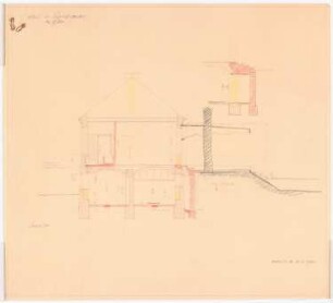 Schloss Sonnenburg, Bad Freienwalde: Schnitt 1:50