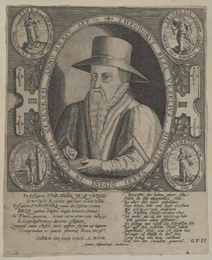 Bildnis des Theodorvs Beza