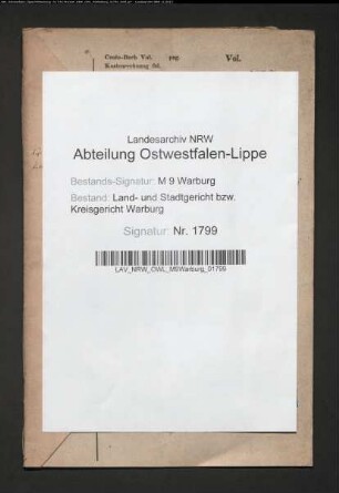 Erblasser: Behrens, Dorothee Julie Wilhelmine Auguste: