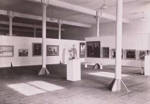 Raumaufnahmen der 2. Deutschen Kunstausstellung August/Oktober 1949