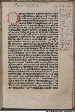 Regula 'Dominus quae pars' (Endet '... vel timoris ut ach')
