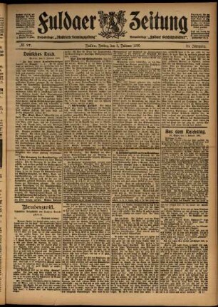 Ausgabe vom Freitag, den 03. Februar 1905.