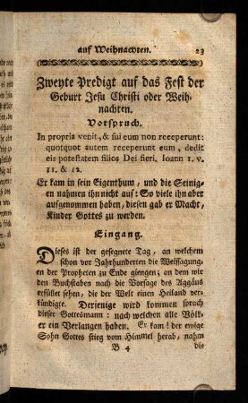 23-40, Zweyte Predigt.