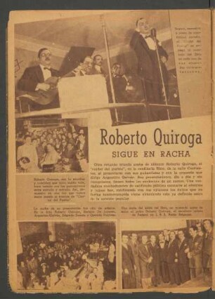 Roberto Quiroga sigue en racha