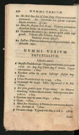 Nummi Urbium Imperialium
