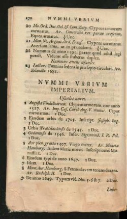 Nummi Urbium Imperialium