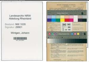 Entnazifizierung Johann Wintgen , geb. 25.06.1889 (Arbeiter)