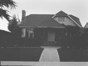Einfamilienhaus in Los Angeles (USA-Reise 1933)