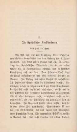 396-438 Die Apostolischen Konstitutionen