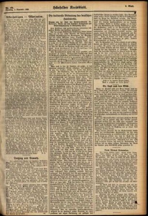 Zweite Ausgabe vom Dienstag, den 02. November 1926.