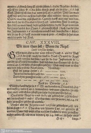 Cap. XXXVIII. Wie man thun soll / Wann die Regel vmb:versam berürt.
