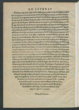 De Literis
