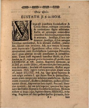 An episcopis competat, regimen, Diss. posterior