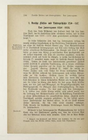 Das Interregnum 1256 - 1273