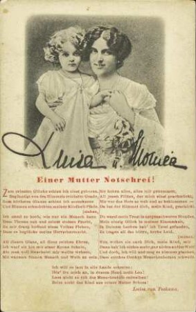 Einer Mutter Notschrei!