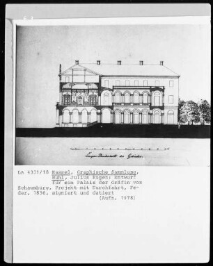 Kassel & Palais der Gräfin von Schaumburg & Projekt mit Durchfahrt