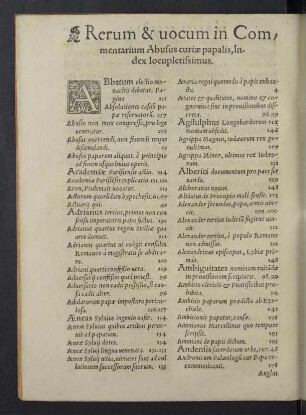 Rerum & uocum in Commentarium