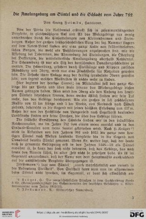12: Die Amelungsburg am Süntel und die Schlacht vom Jahre 782