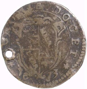 Münze, Carlino, 1673