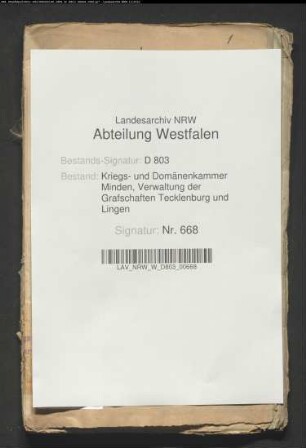 Das Kolonat Hindersmann zu Lotte