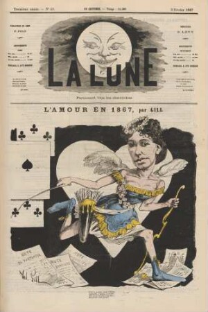 L'amour en 1867, par Gill